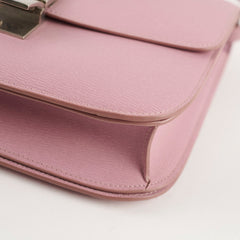 Celine Pink Medium Box Bag Grained Calfskin