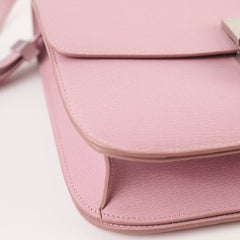 Celine Pink Medium Box Bag Grained Calfskin