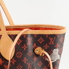 Louis Vuitton Catogram Grace Coddington Neverfull MM (with pouch)