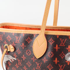 Louis Vuitton Catogram Grace Coddington Neverfull MM (with pouch)