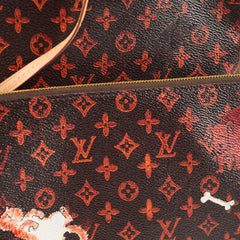 Louis Vuitton Catogram Grace Coddington Neverfull MM (with pouch)