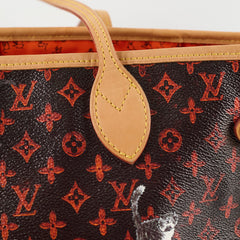 Louis Vuitton Catogram Grace Coddington Neverfull MM (with pouch)