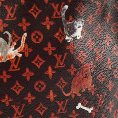 Louis Vuitton Catogram Grace Coddington Neverfull MM (with pouch)