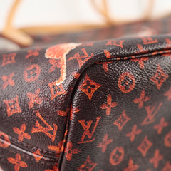 Louis Vuitton Catogram Grace Coddington Neverfull MM (with pouch)