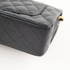 Chanel Small Classic Flap Black Caviar GHW 2024 (microchip)