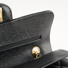 Chanel Small Classic Flap Black Caviar GHW 2024 (microchip)