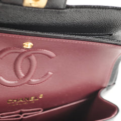 Chanel Small Classic Flap Black Caviar GHW 2024 (microchip)