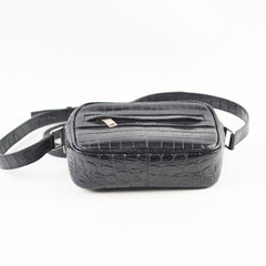 Saint Laurent Mini Corc Embossed Black Crossbody