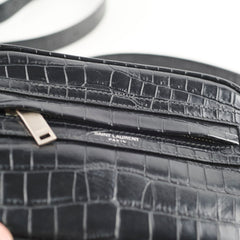 Saint Laurent Mini Corc Embossed Black Crossbody