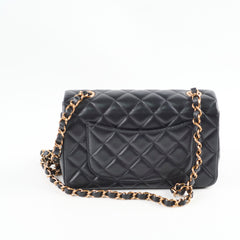 Chanel Mini Rectangular Lambskin Black - Rose Gold HW (Microchipped)