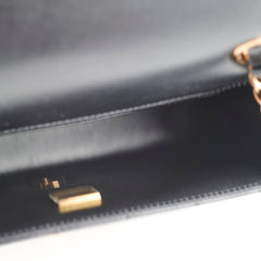 Chanel Mini Rectangular Lambskin Black - Rose Gold HW (Microchipped)