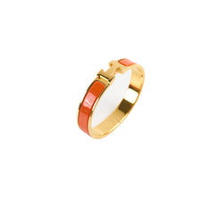 Hermes Clic H Orange Bracelet