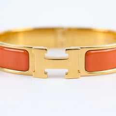 Hermes Clic H Orange Bracelet