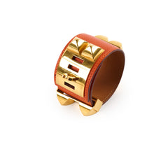 Hermes Collier de Chien Orange Bracelet T2