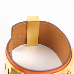 Hermes Collier de Chien Orange Bracelet T2