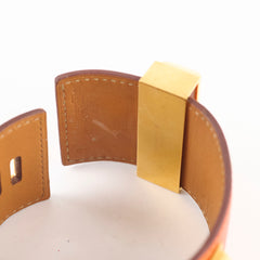 Hermes Collier de Chien Orange Bracelet T2
