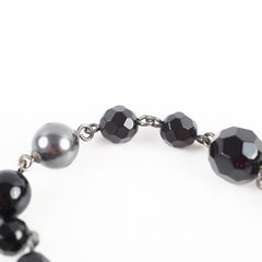 Chanel Black CC Logo Bracelet