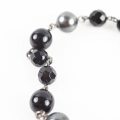 Chanel Black CC Logo Bracelet