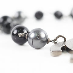 Chanel Black CC Logo Bracelet