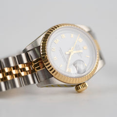 Rolex Oyster Perpetual Lady Datejust 26mm Two Toned Watch 69173