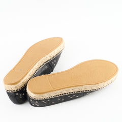 Saint Laurent Star Stud Black Espadrilles Size 37