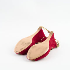 Louis Vuitton Red Wedge Heels Size 40