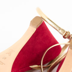 Louis Vuitton Red Wedge Heels Size 40