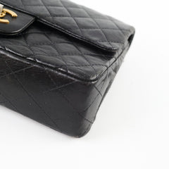 Chanel Vintage Flap Bag Early 80's 24K Gold Plated