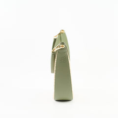 Loewe Luna Anagram Green Bag