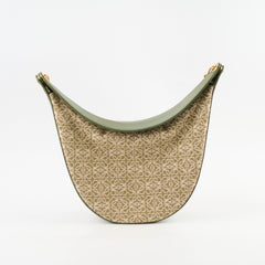 Loewe Luna Anagram Green Bag