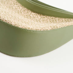 Loewe Luna Anagram Green Bag