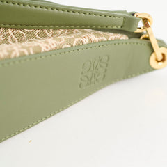 Loewe Luna Anagram Green Bag