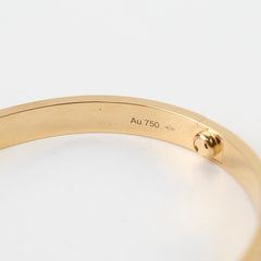 Cartier Classic Model Love Bracelet Yellow Gold Size 19