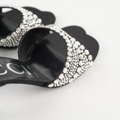 Gucci Crystal Black Heels Size 37