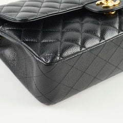 Chanel Classic Flap M/L Caviar Black