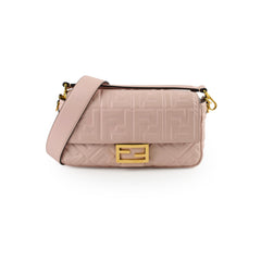 Fendi Baguette Medium Leather Baby Pink