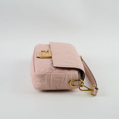 Fendi Baguette Medium Leather Baby Pink