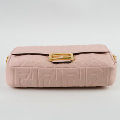 Fendi Baguette Medium Leather Baby Pink