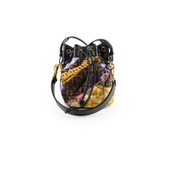 Fendi x Versace Collection FENDACE Mini Mon Tresor Zucca Bucket Bag