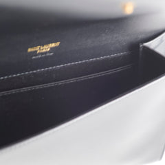 Saint Laurent Cassandre Flap Pouch Patent Black