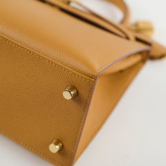 Hermes Kelly 25 Epsom Sesame - Z Stamp