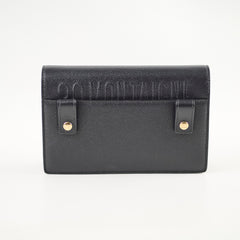 Christian Dior 2 in 1 30 Montaigne Pouch Black Calfskin