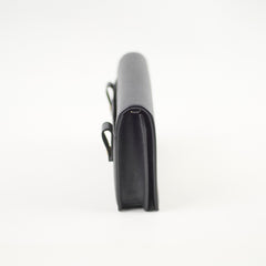 Christian Dior 2 in 1 30 Montaigne Pouch Black Calfskin