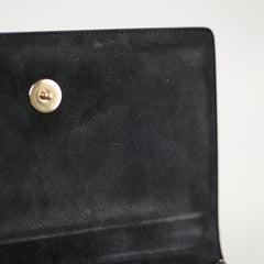 Christian Dior 2 in 1 30 Montaigne Pouch Black Calfskin