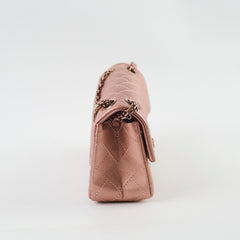 Chanel Reissue 2.55 Mini Flap Rose Gold Quilted Grained Calfskin (2021 A/W)