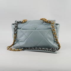Chanel Medium 19 Bag Blue Lamsbskin (microchip)