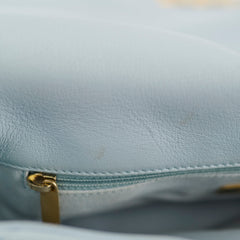 Chanel Medium 19 Bag Blue Lamsbskin (microchip)