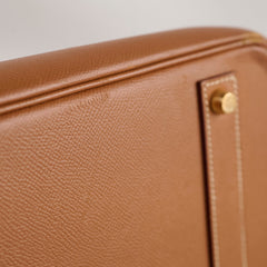 Hermes Birkin 40 Epsom GHW Gold Stamp O Square