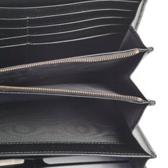 Gucci GG Marmont Matelasse Chevron Leather WOC Black