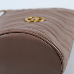 Gucci Marmont Mini Bucket Dusty Pink Crossbody
